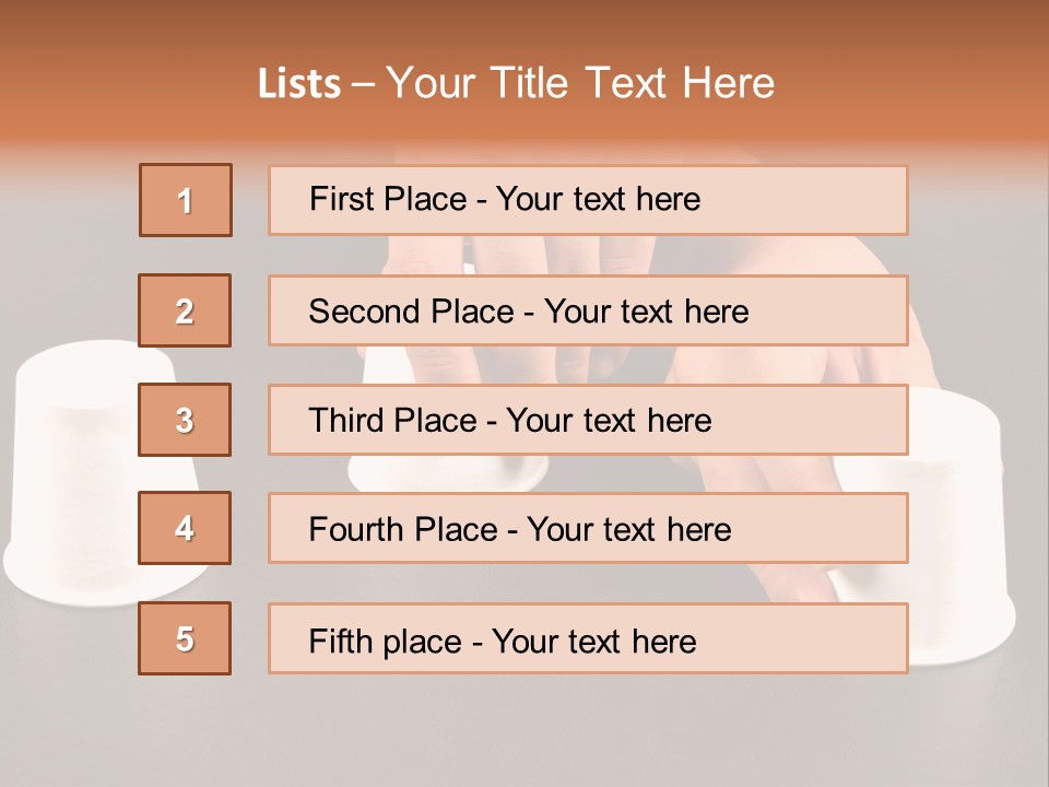 Criminal Trick Finger PowerPoint Template