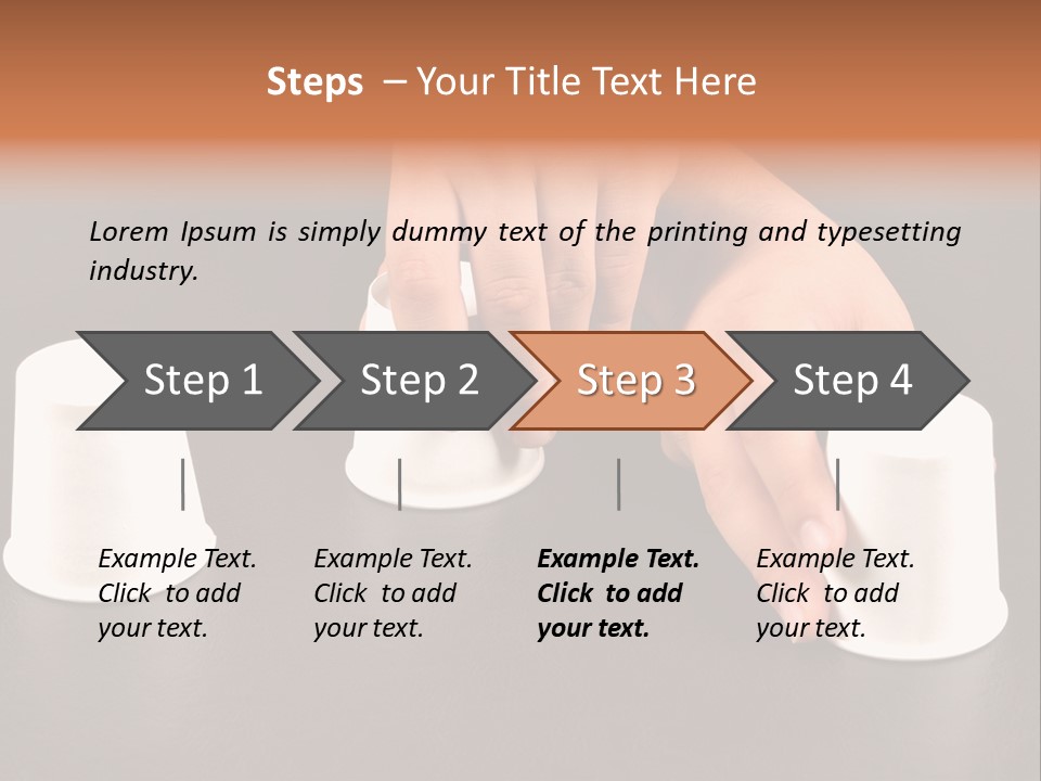 Criminal Trick Finger PowerPoint Template