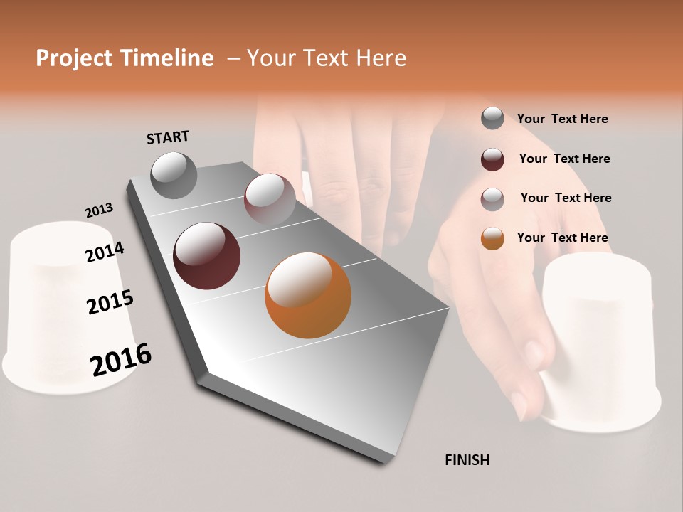 Criminal Trick Finger PowerPoint Template