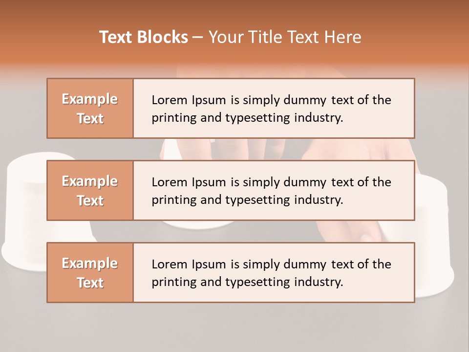 Criminal Trick Finger PowerPoint Template