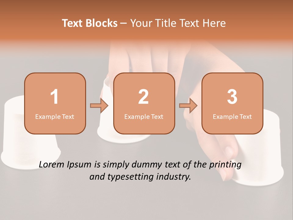 Criminal Trick Finger PowerPoint Template