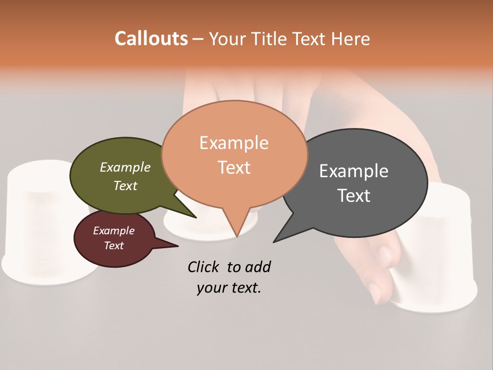 Criminal Trick Finger PowerPoint Template