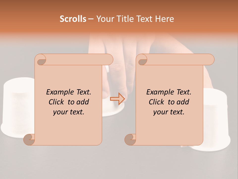 Criminal Trick Finger PowerPoint Template