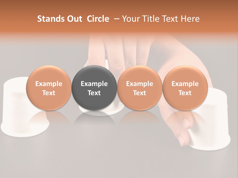 Criminal Trick Finger PowerPoint Template