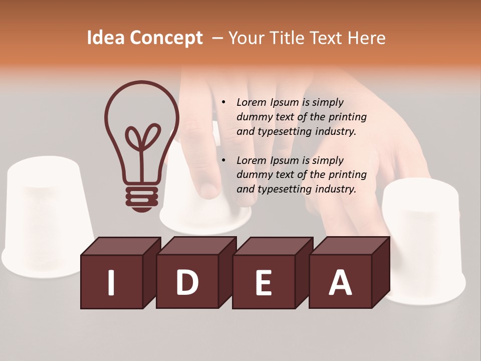 Criminal Trick Finger PowerPoint Template