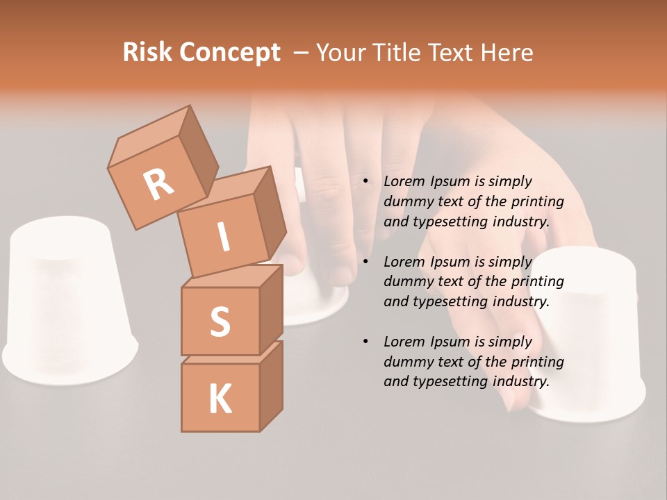 Criminal Trick Finger PowerPoint Template