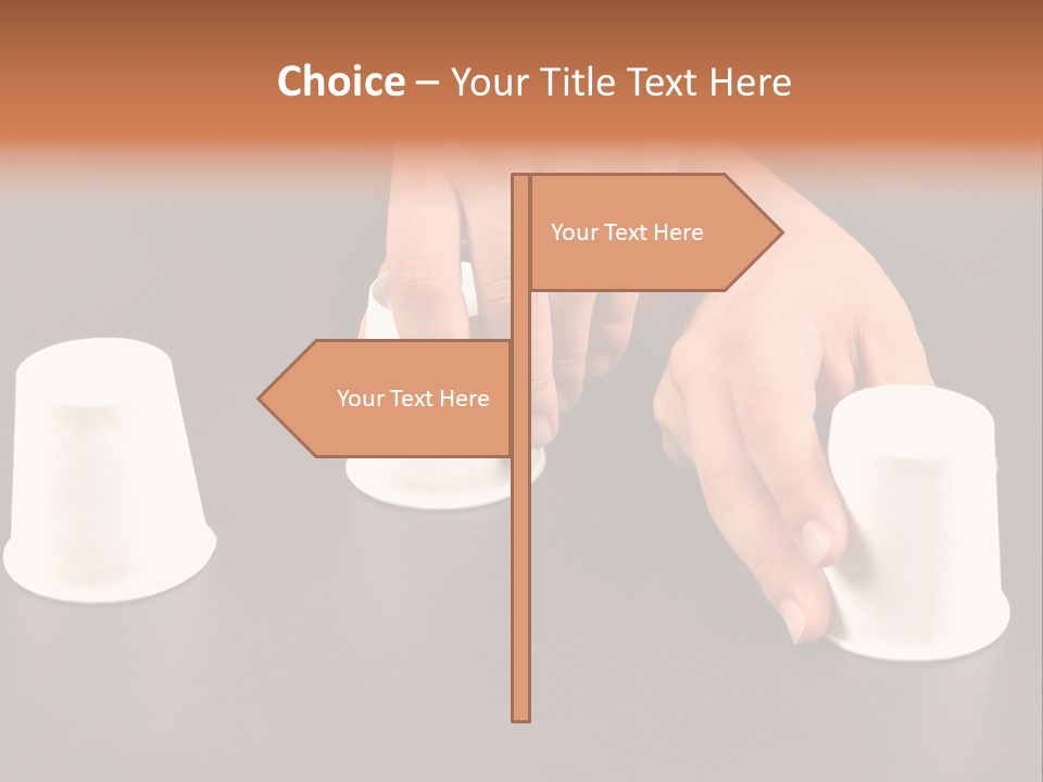 Criminal Trick Finger PowerPoint Template