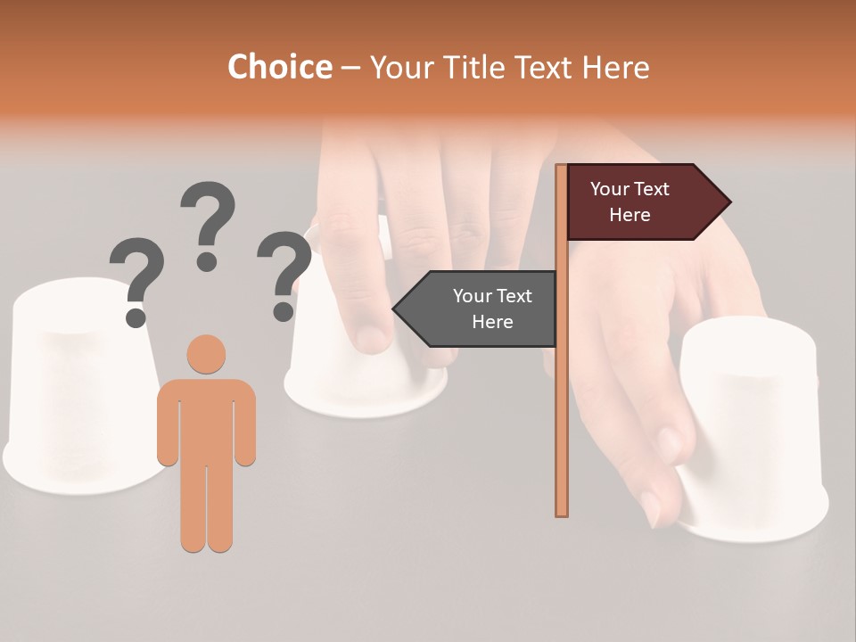 Criminal Trick Finger PowerPoint Template