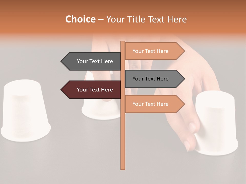 Criminal Trick Finger PowerPoint Template