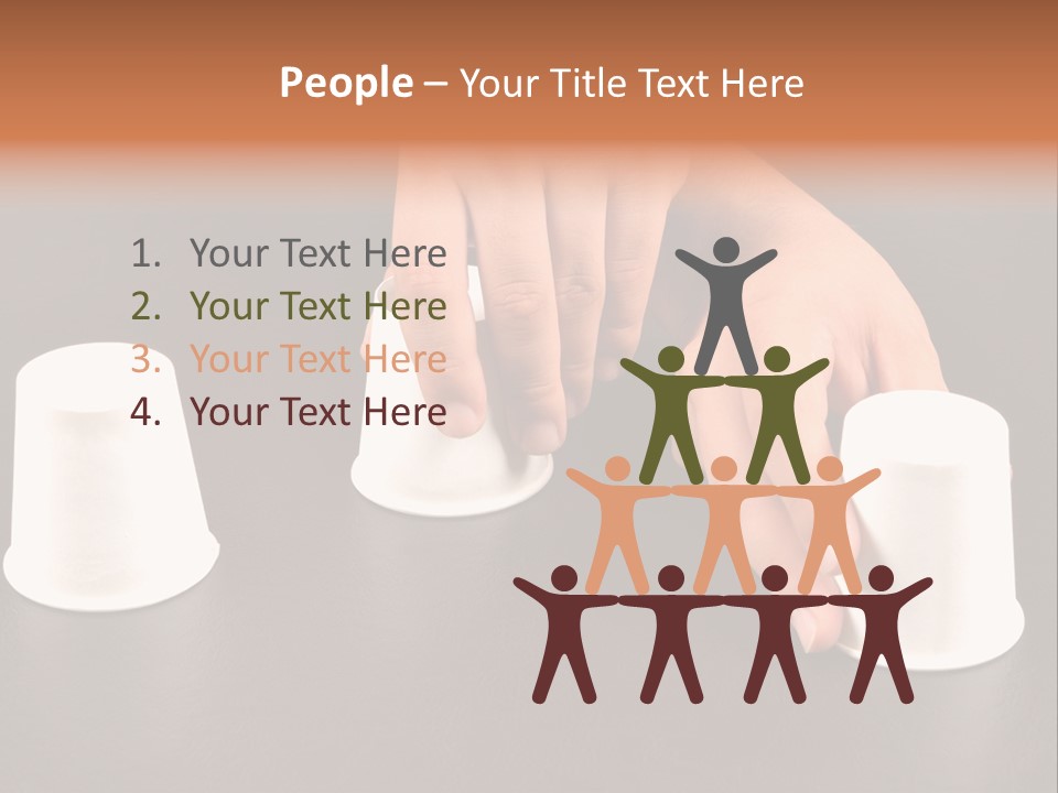 Criminal Trick Finger PowerPoint Template