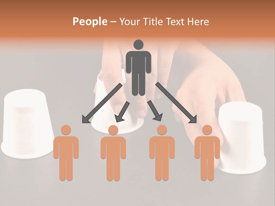 Criminal Trick Finger PowerPoint Template