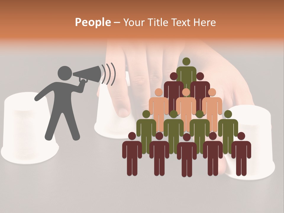 Criminal Trick Finger PowerPoint Template