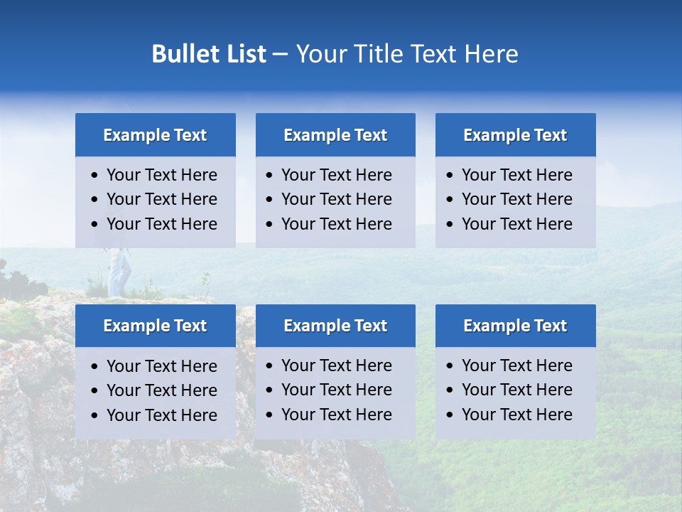 Summer Clouds Sky PowerPoint Template