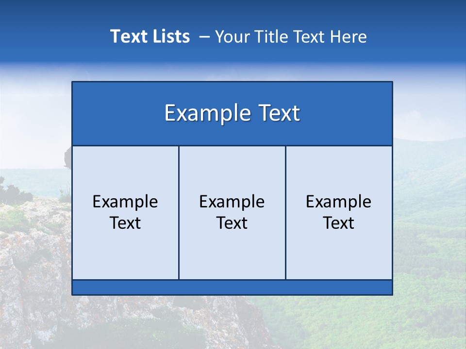 Summer Clouds Sky PowerPoint Template