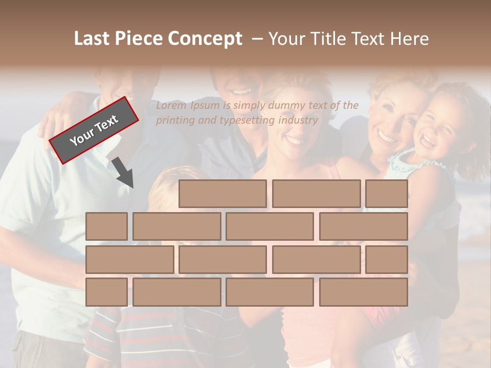 Person Horizontal Mother PowerPoint Template