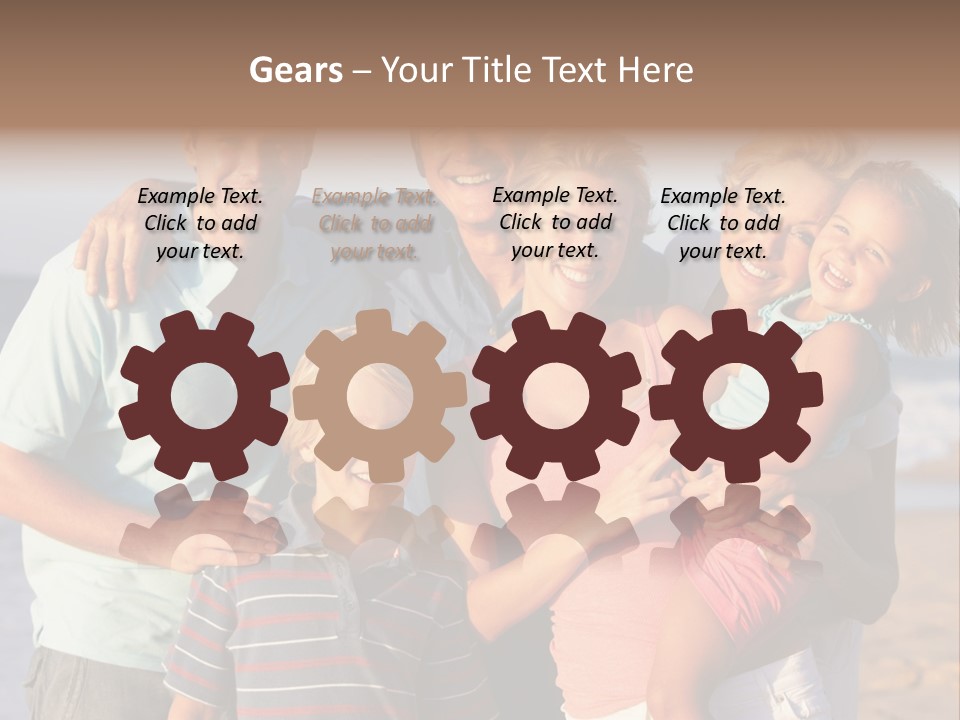 Person Horizontal Mother PowerPoint Template