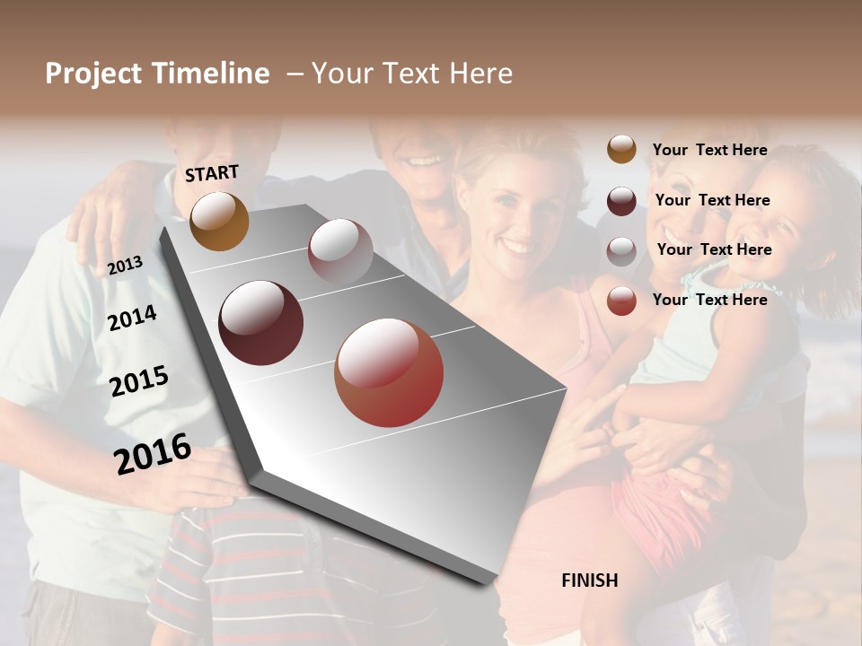 Person Horizontal Mother PowerPoint Template