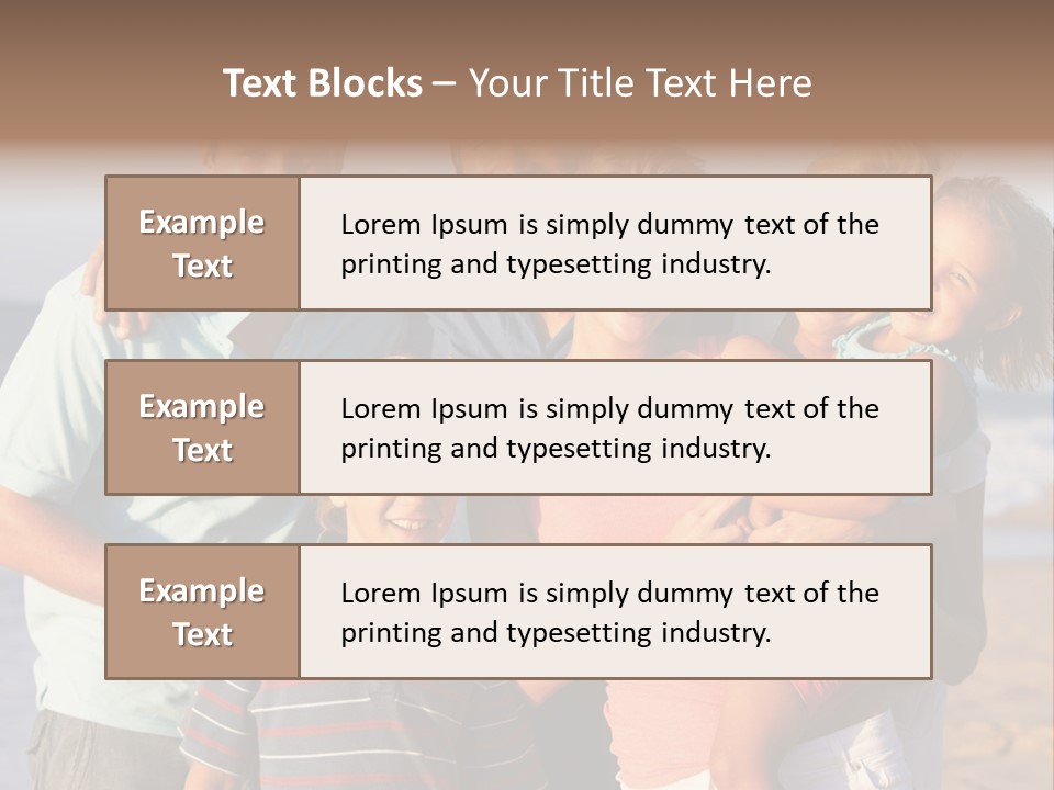 Person Horizontal Mother PowerPoint Template