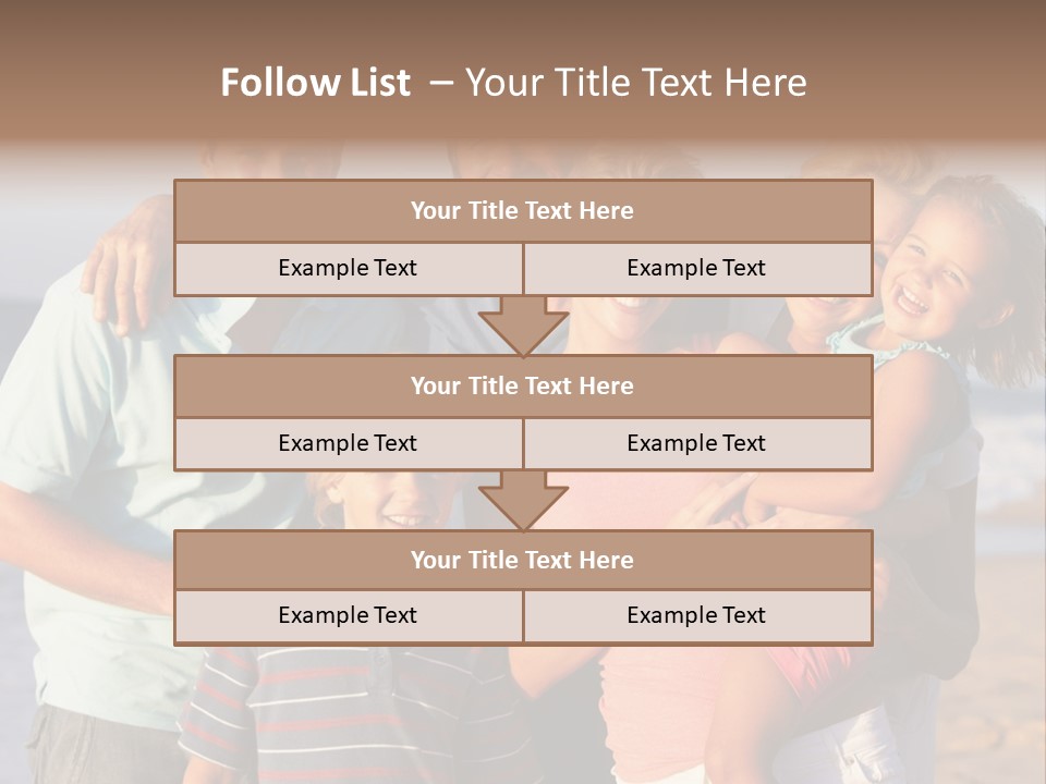 Person Horizontal Mother PowerPoint Template