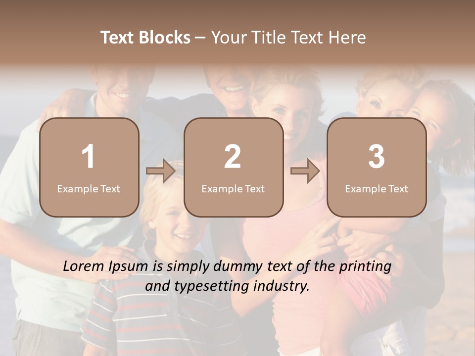 Person Horizontal Mother PowerPoint Template