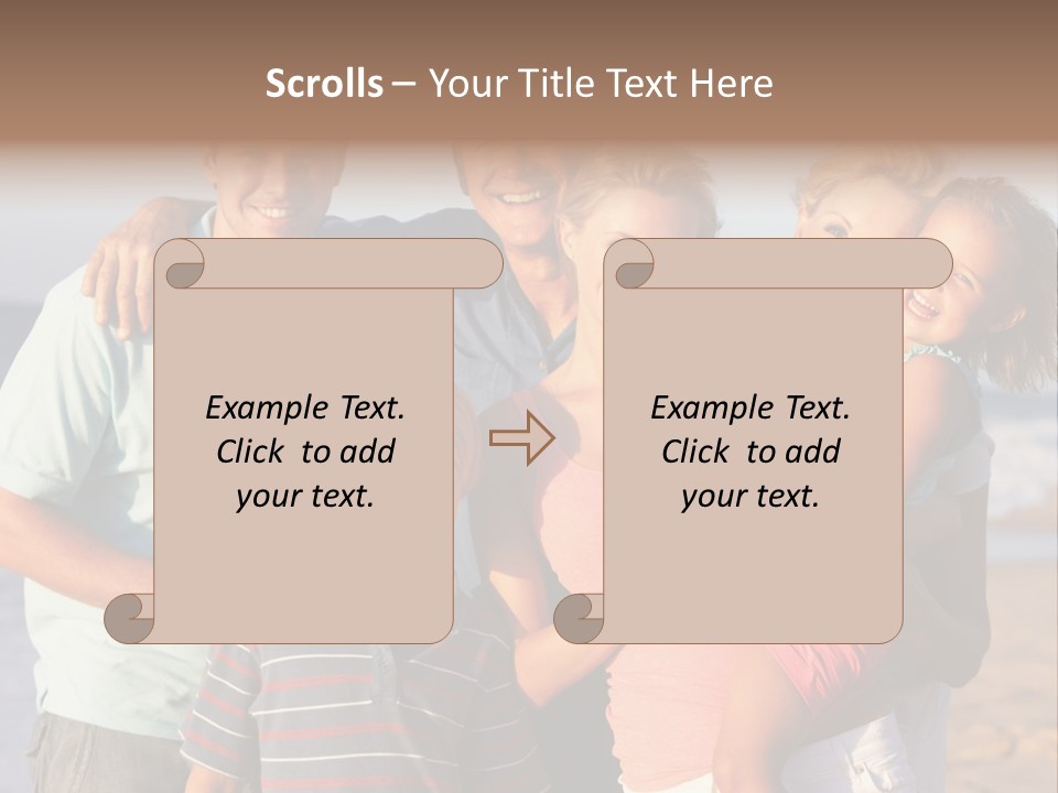 Person Horizontal Mother PowerPoint Template