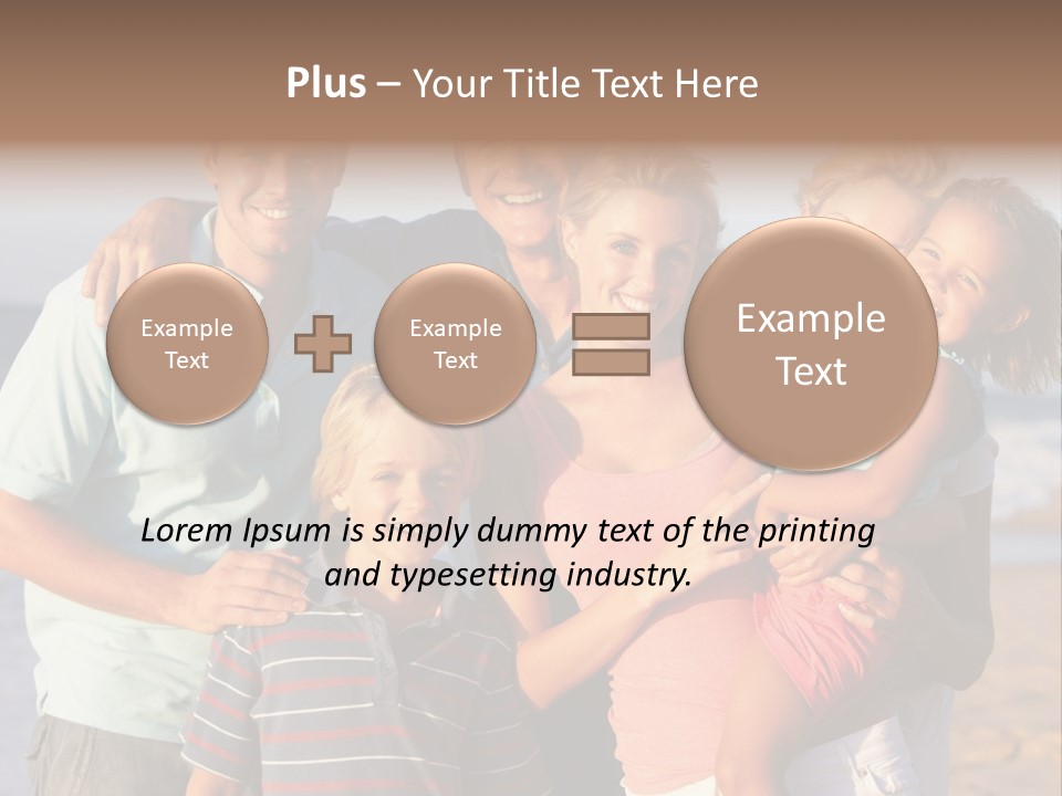 Person Horizontal Mother PowerPoint Template