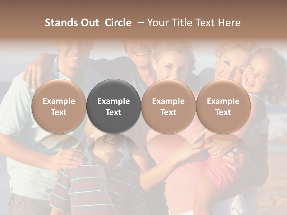 Person Horizontal Mother PowerPoint Template