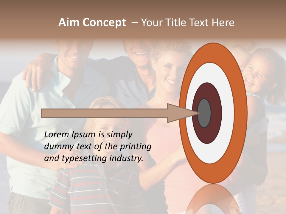 Person Horizontal Mother PowerPoint Template