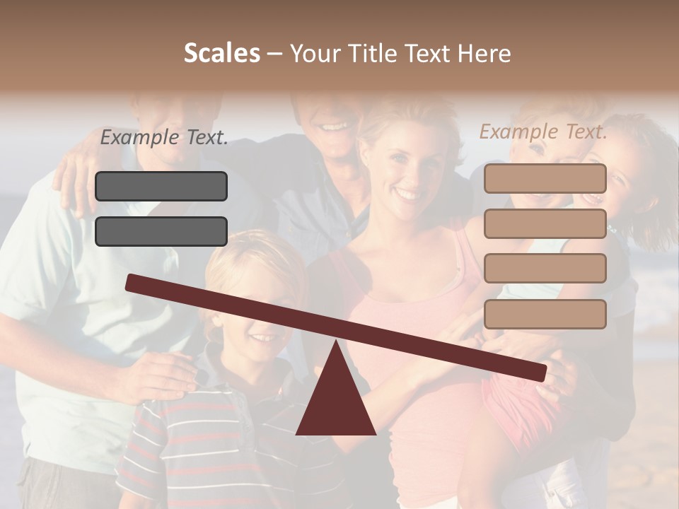 Person Horizontal Mother PowerPoint Template