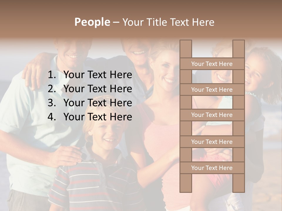 Person Horizontal Mother PowerPoint Template