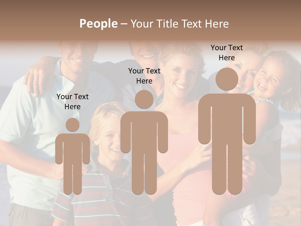 Person Horizontal Mother PowerPoint Template