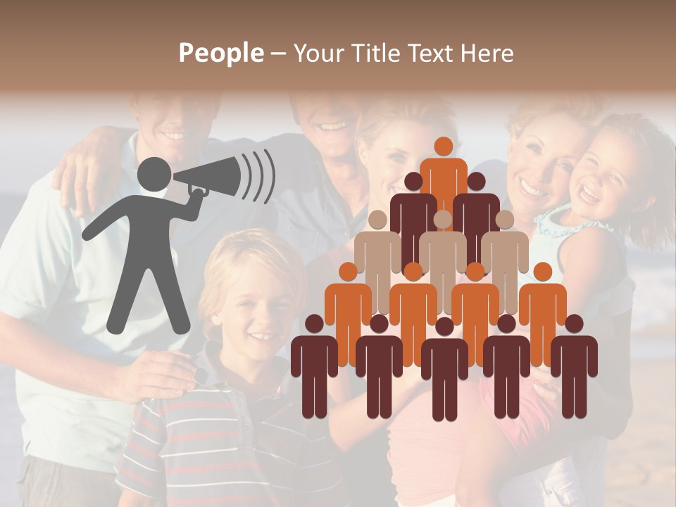 Person Horizontal Mother PowerPoint Template