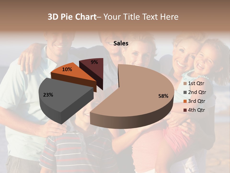 Person Horizontal Mother PowerPoint Template