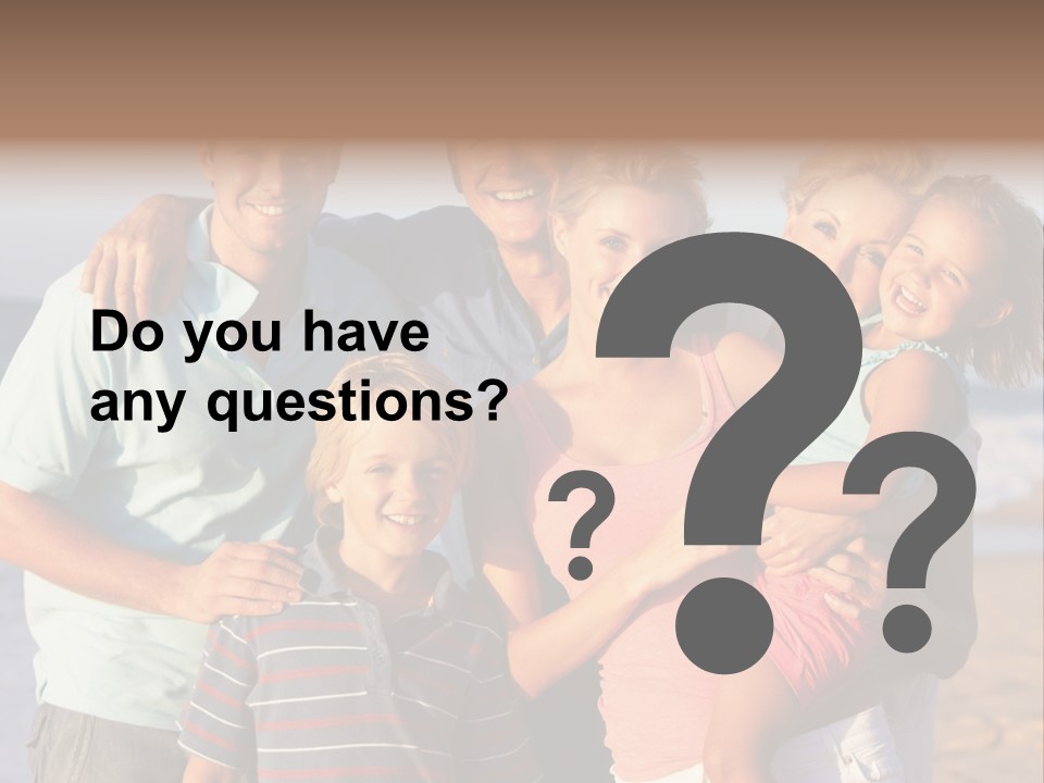 Person Horizontal Mother PowerPoint Template