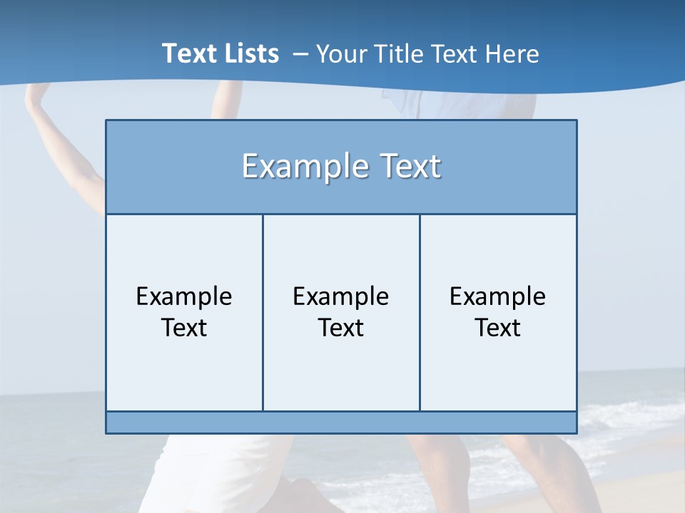 Woman Mid Air Senior PowerPoint Template