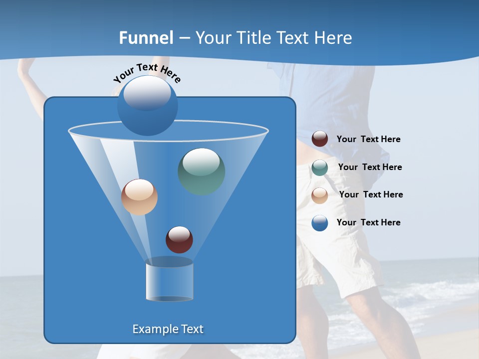 Woman Mid Air Senior PowerPoint Template