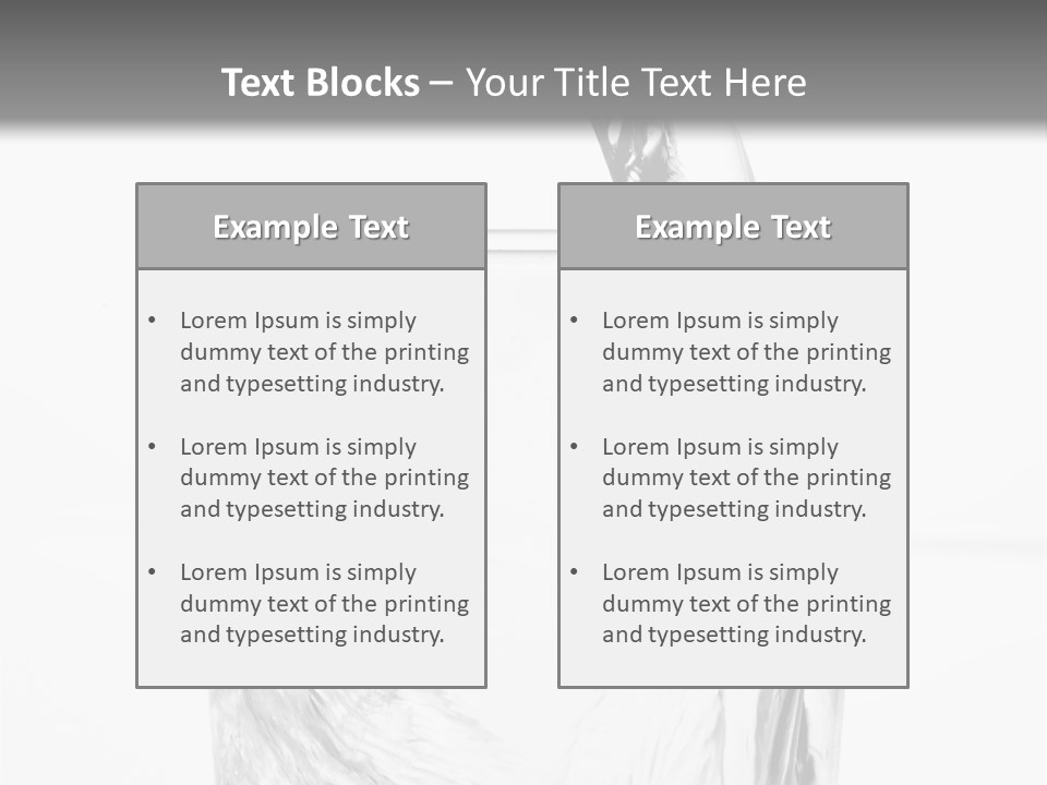 Sample Clean Water PowerPoint Template