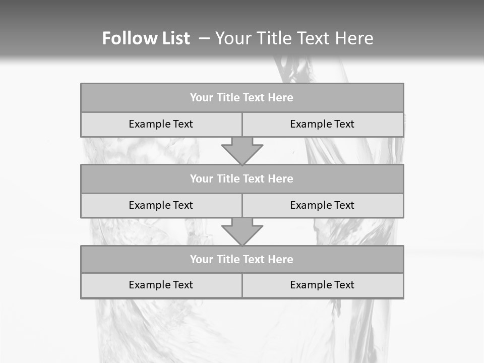 Sample Clean Water PowerPoint Template