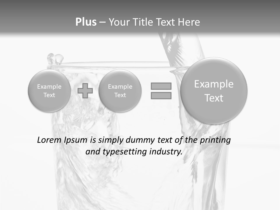 Sample Clean Water PowerPoint Template