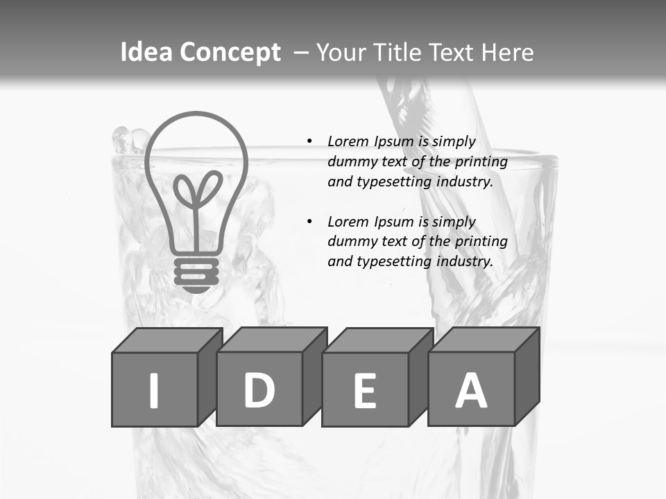 Sample Clean Water PowerPoint Template