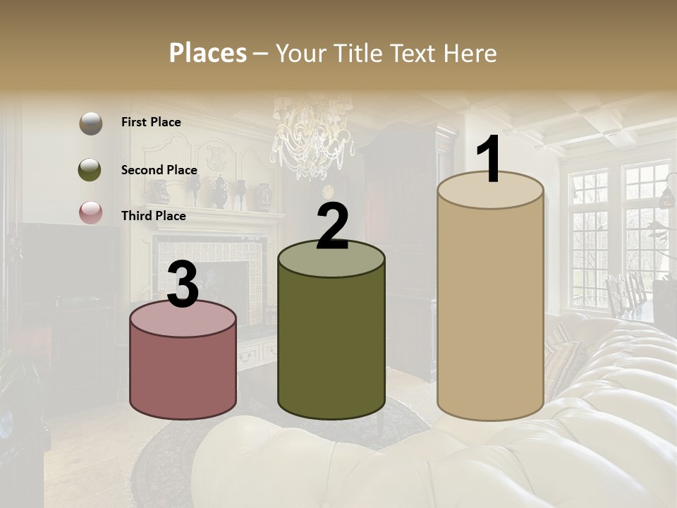 Living Couch Home PowerPoint Template