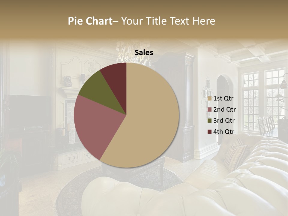 Living Couch Home PowerPoint Template