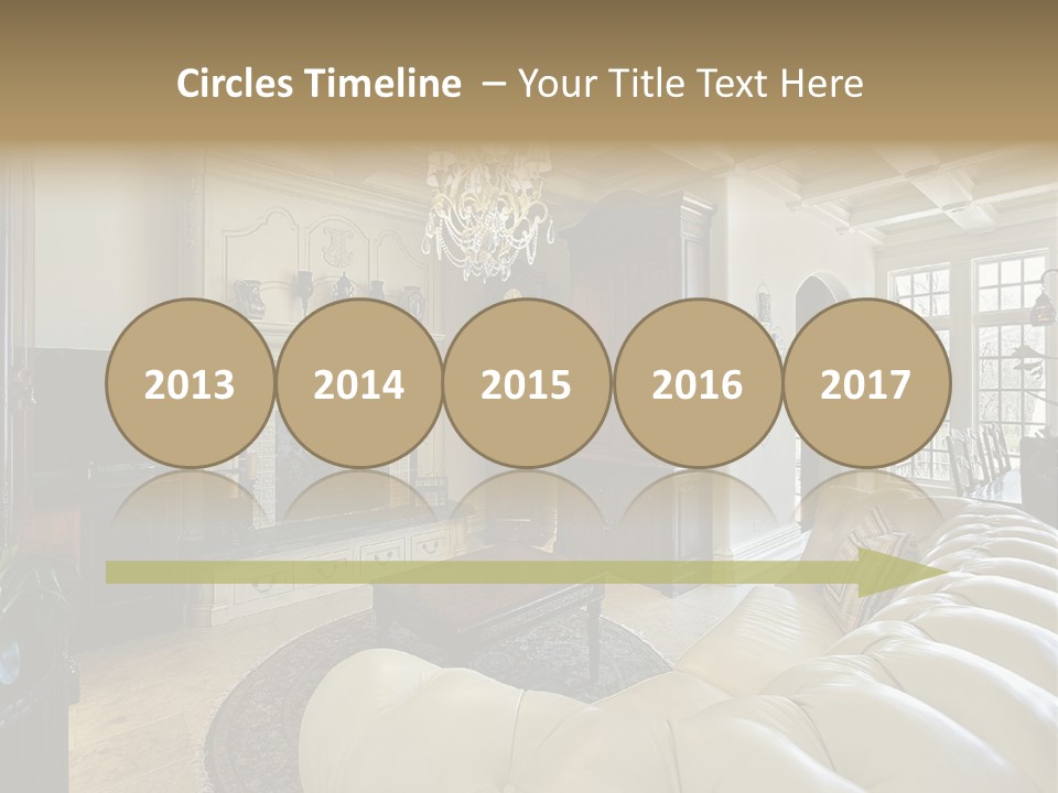 Living Couch Home PowerPoint Template