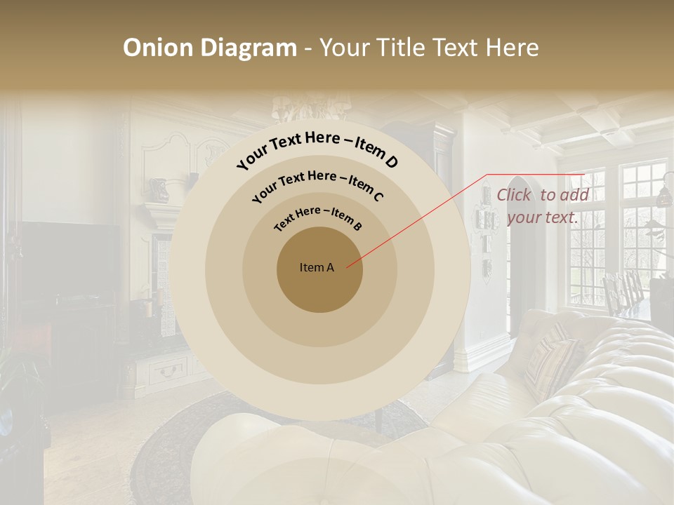 Living Couch Home PowerPoint Template