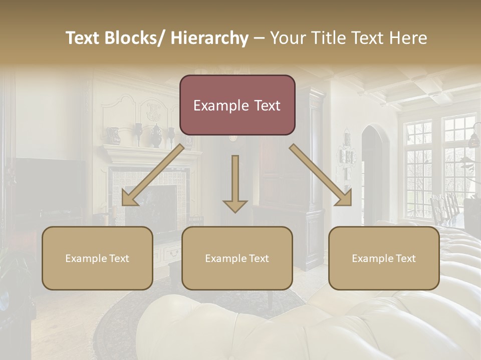 Living Couch Home PowerPoint Template