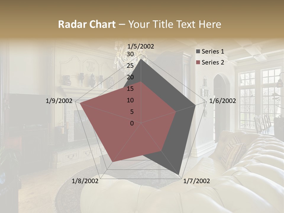 Living Couch Home PowerPoint Template
