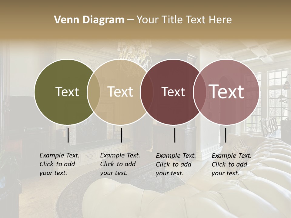 Living Couch Home PowerPoint Template