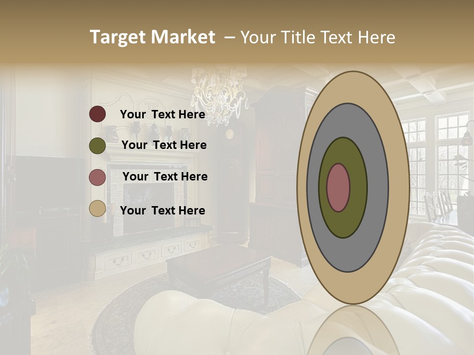 Living Couch Home PowerPoint Template