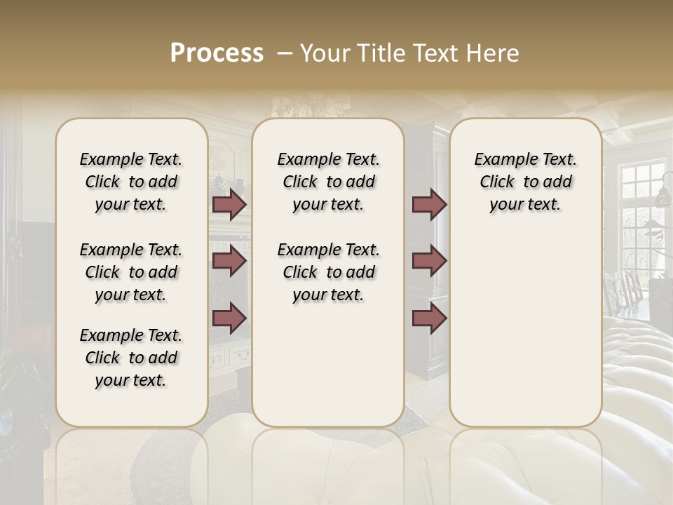 Living Couch Home PowerPoint Template