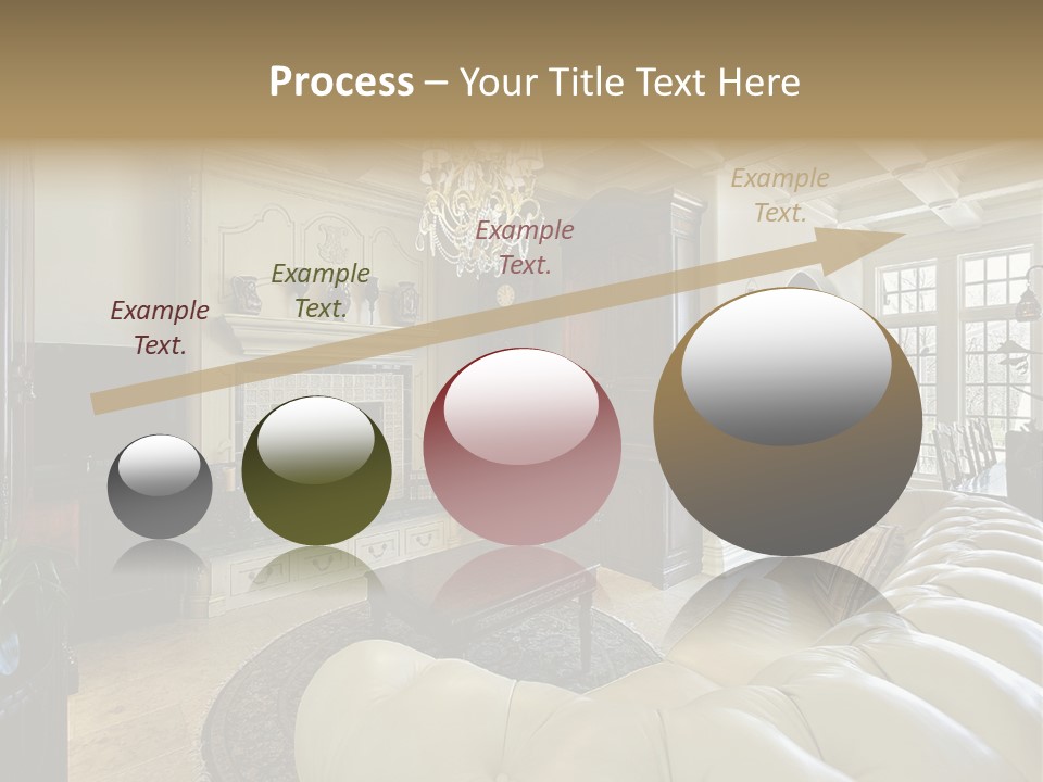 Living Couch Home PowerPoint Template